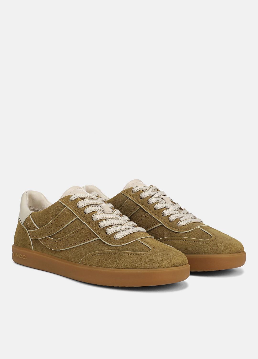 Oasis Contrast-Edge Suede Sneaker in Sneakers | Vince on sale