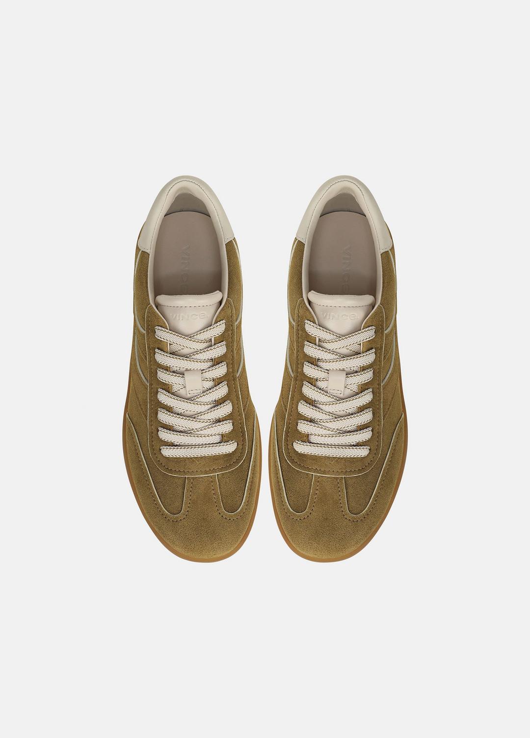 Oasis Contrast-Edge Suede Sneaker in Sneakers | Vince on sale