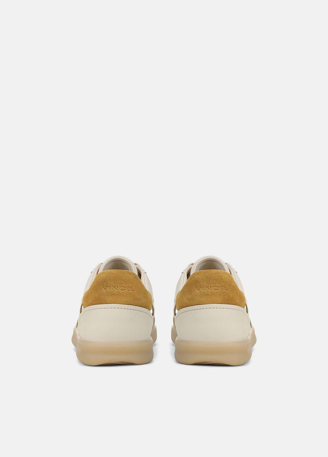 Oasis Contrast-Edge Leather & Suede Sneaker in Sneakers | Vince for sale