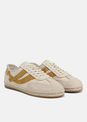 Oasis Linen & Leather Espadrille Sneaker in Sneakers | Vince US