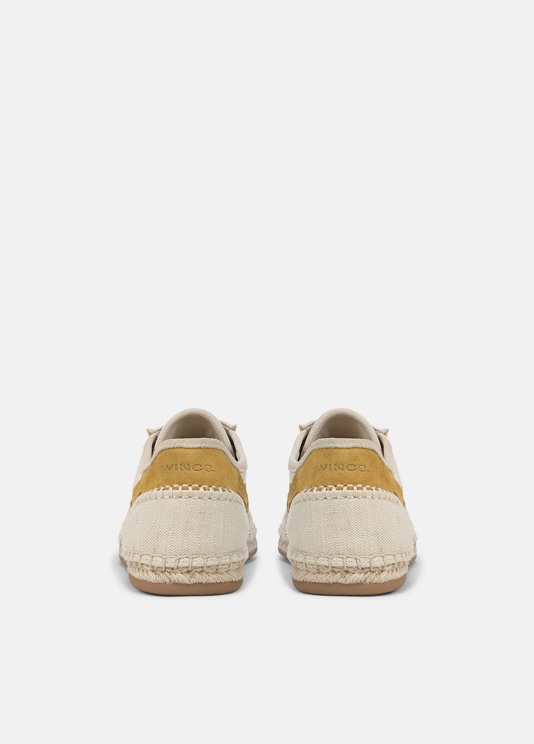 Oasis Linen & Leather Espadrille Sneaker in Sneakers | Vince US