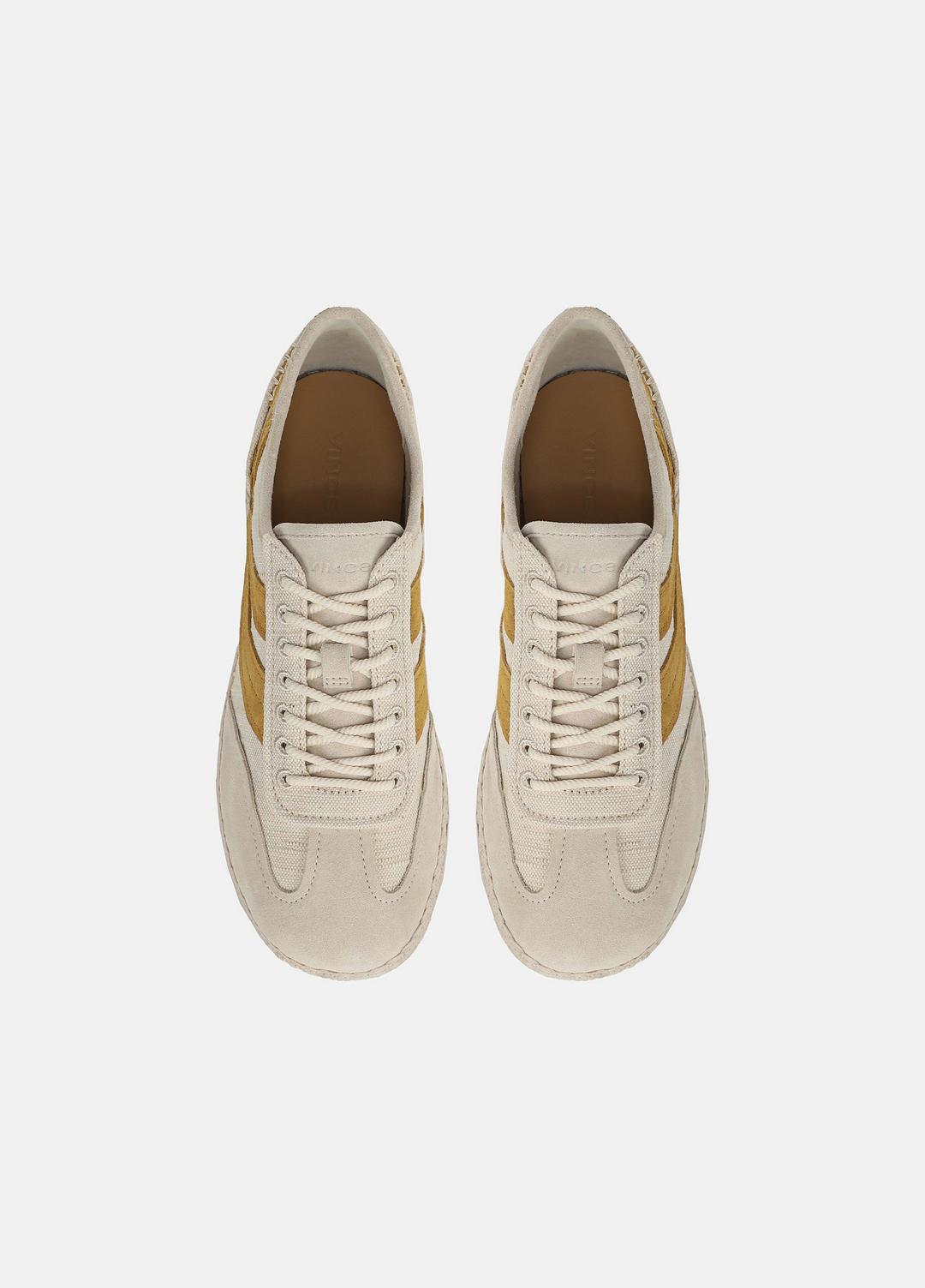Oasis Linen & Leather Espadrille Sneaker in Sneakers | Vince US