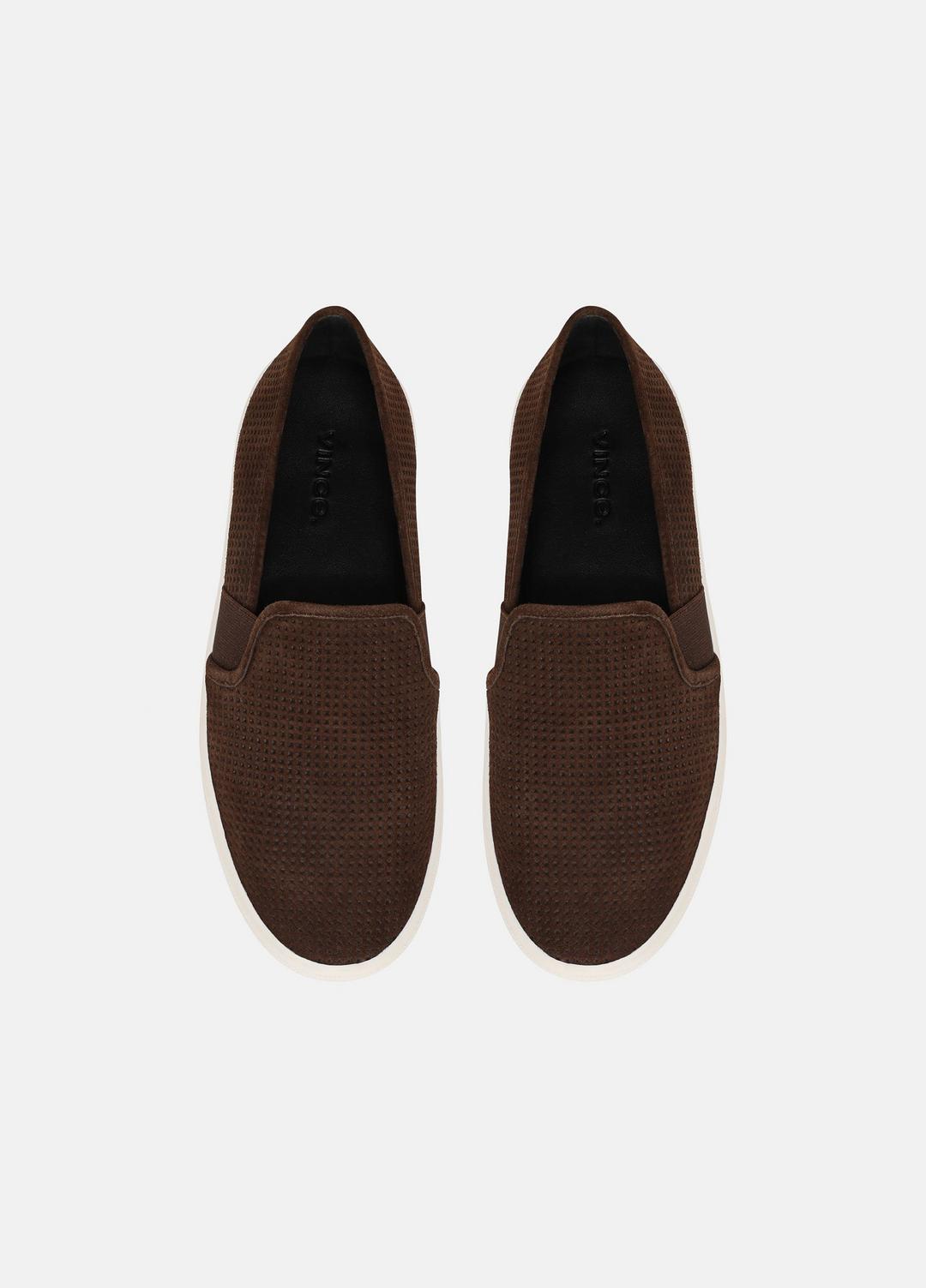 Blair Perforated Suede Sneaker in Sneakers | Vince Online