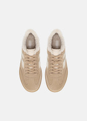 Oasis Suede & Shearling Sneaker in Sneakers | Vince discount