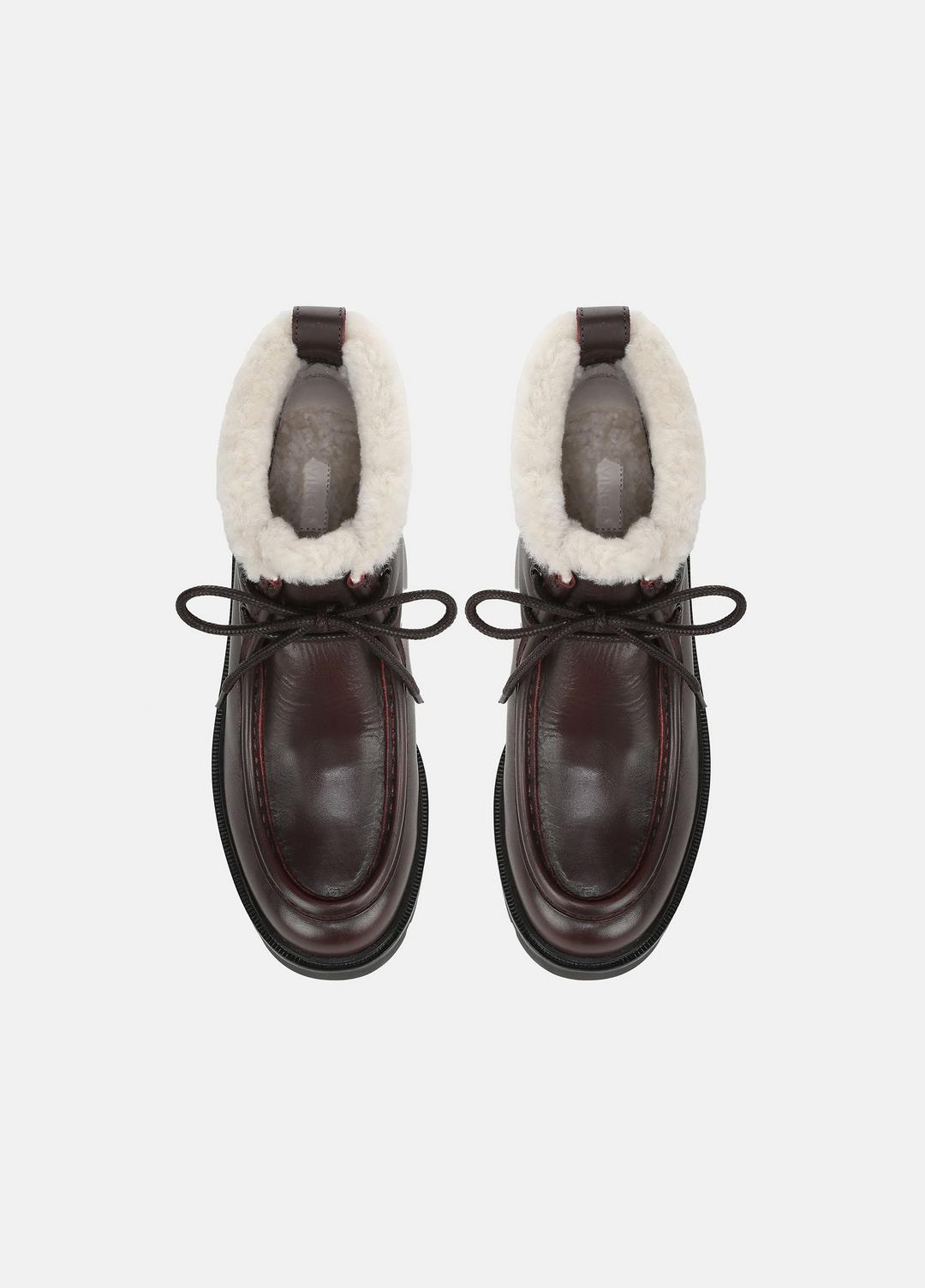 Sierra Shearling-Lined Lug-Sole Boot in Boots | Vince on sale