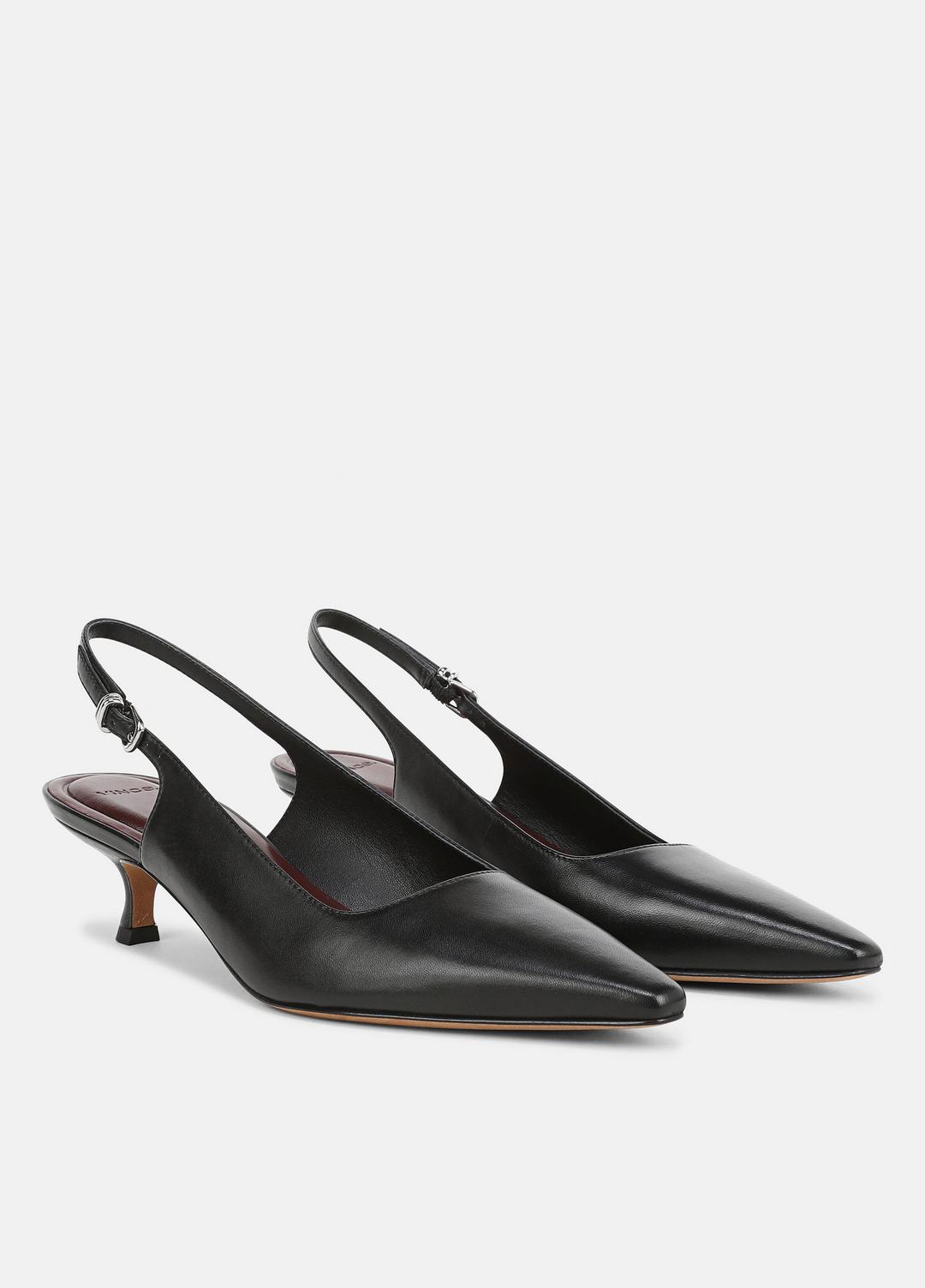 Sabra Leather Slingback Heel in Heels | Vince discount