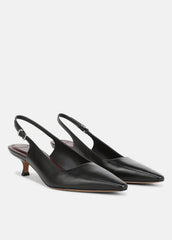 Sabra Leather Slingback Heel in Heels | Vince discount