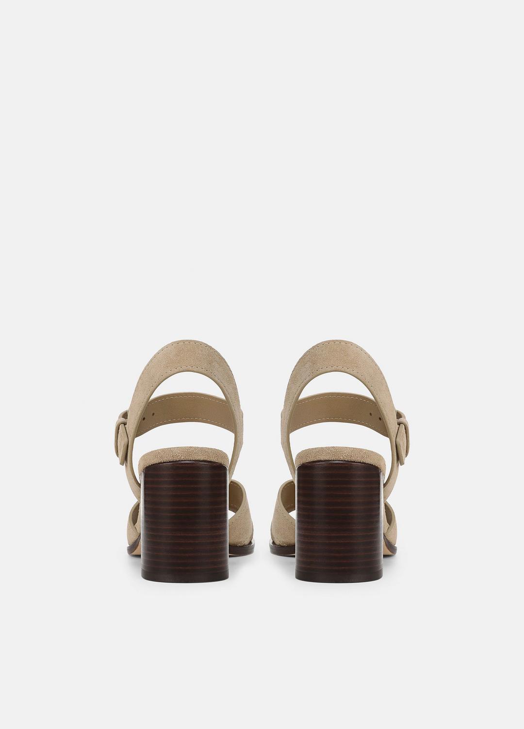 Salma Suede Heeled Sandal in Heels | Vince near me