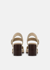 Salma Suede Heeled Sandal in Heels | Vince near me