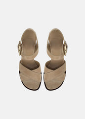 Salma Suede Heeled Sandal in Heels | Vince near me