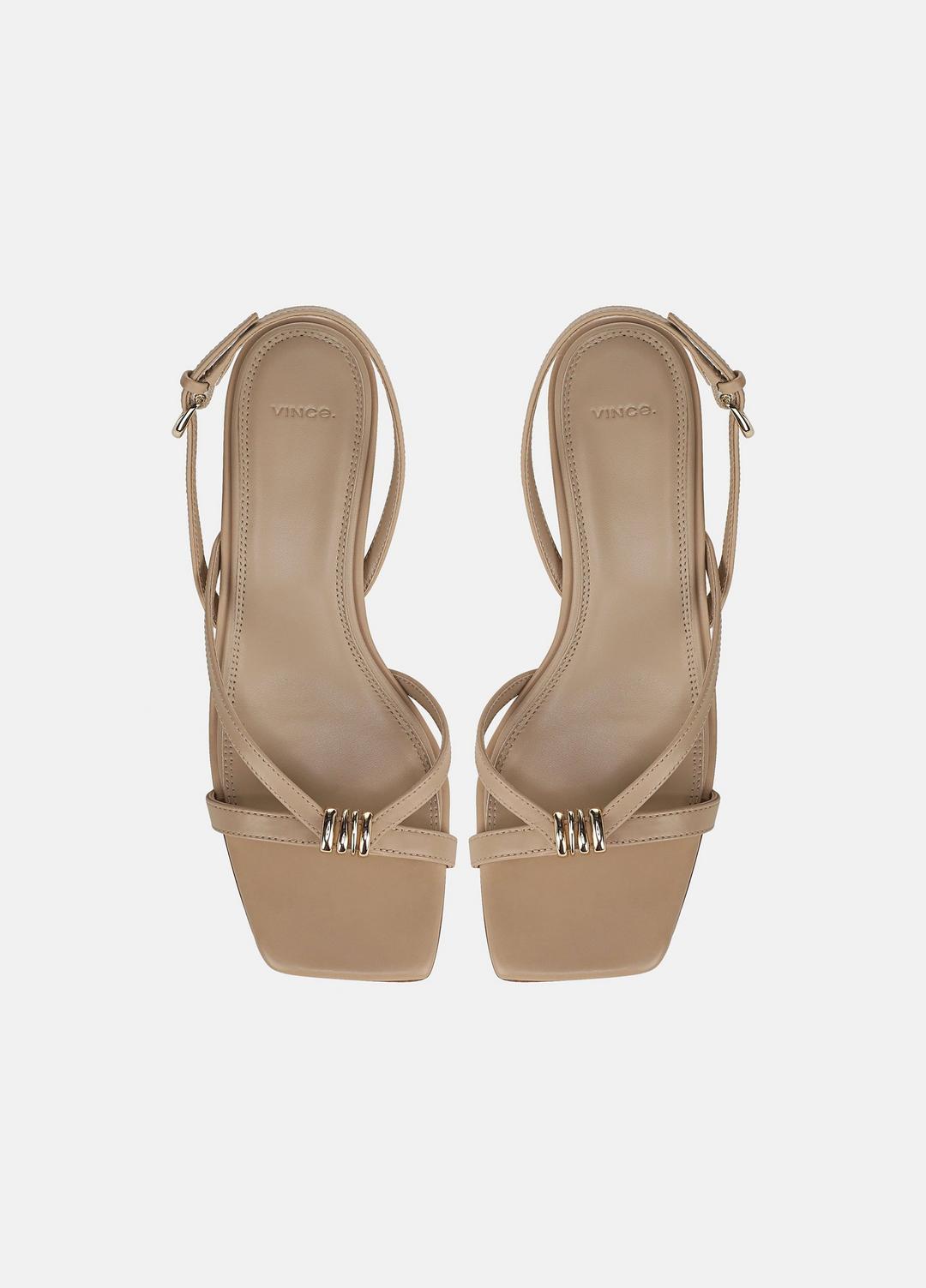 Tali Leather Slingback Sandal in Heels | Vince sale