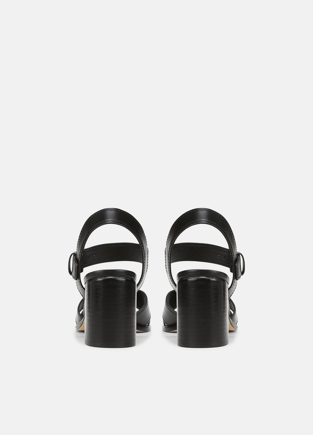 Salma Leather Heeled Sandal in Heels | Vince for sale