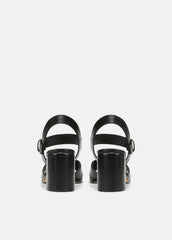 Salma Leather Heeled Sandal in Heels | Vince for sale
