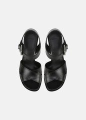 Salma Leather Heeled Sandal in Heels | Vince for sale