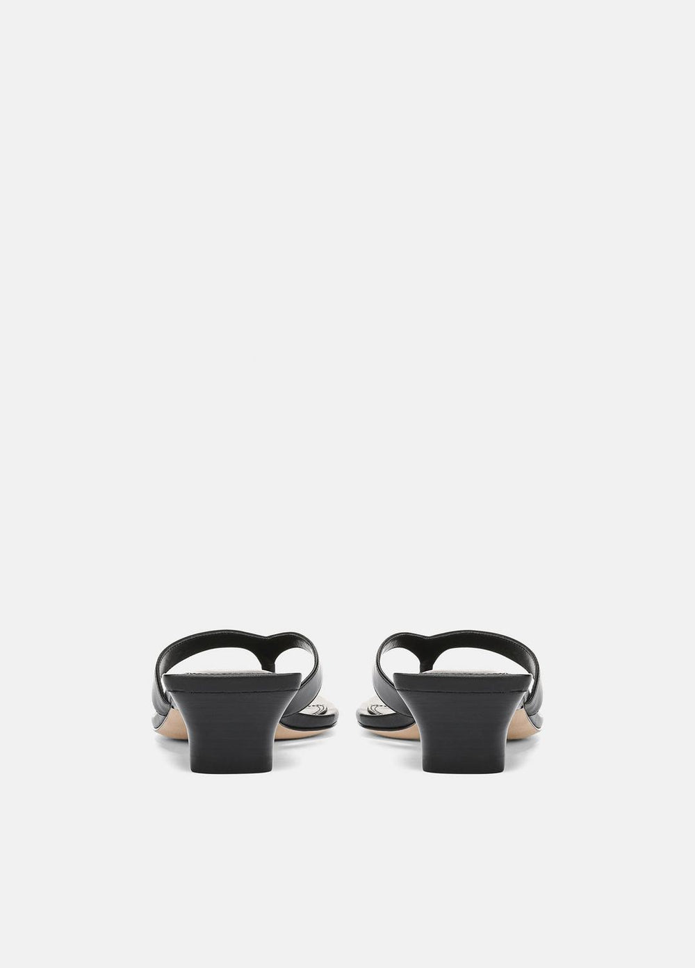 San Juan Leather Heeled Thong Sandal in Heels | Vince US