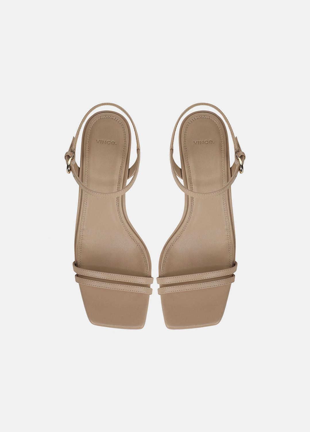 Tilda Leather Heeled Sandal in Heels | Vince Online