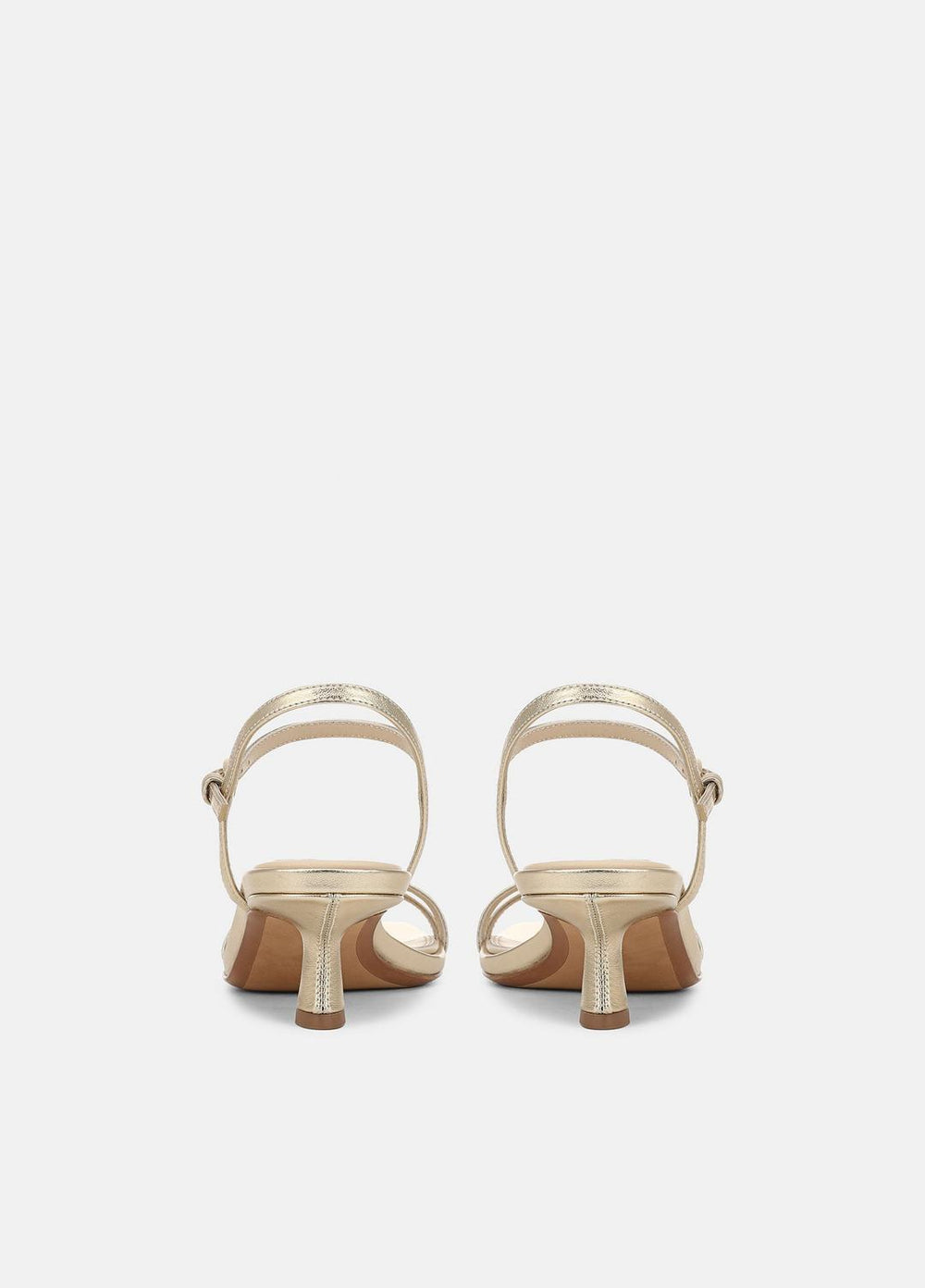 Tilda Metallic Leather Heeled Sandal in Heels | Vince near me