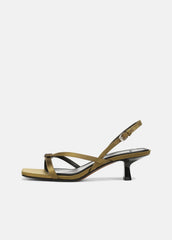 Tali Satin Slingback Sandal in Heels | Vince for sale