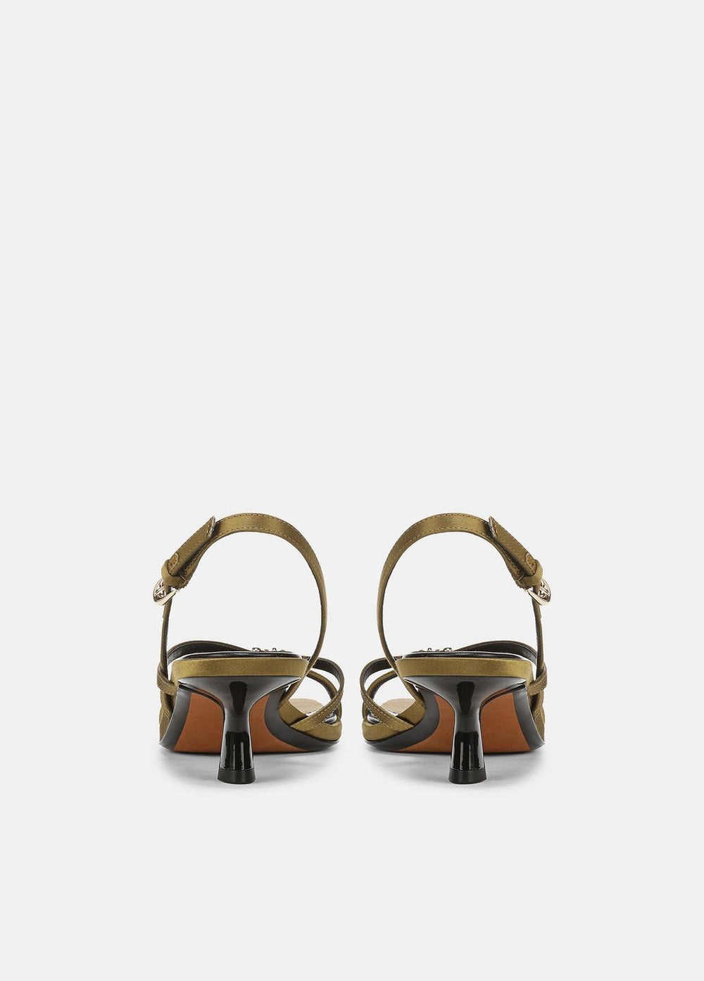 Tali Satin Slingback Sandal in Heels | Vince for sale