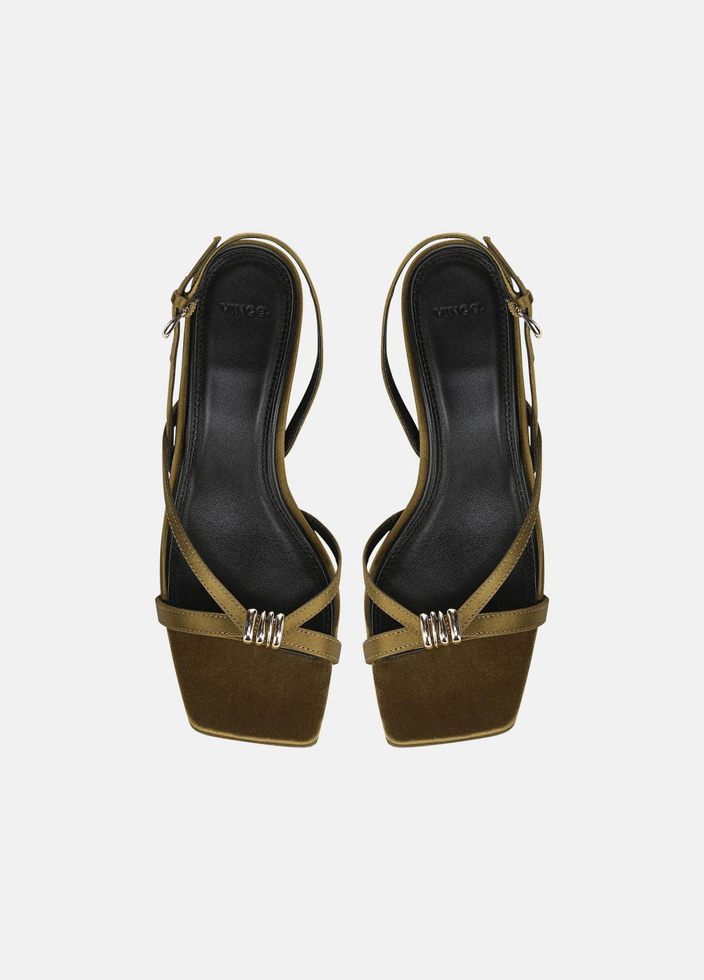 Tali Satin Slingback Sandal in Heels | Vince for sale