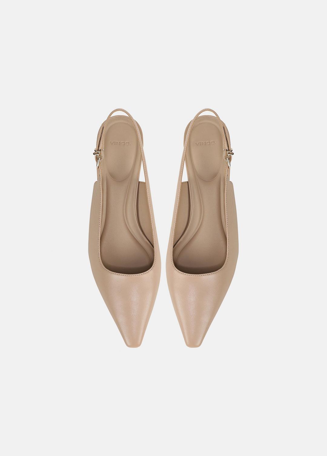 Sabra Leather Slingback Heel in Heels | Vince on sale
