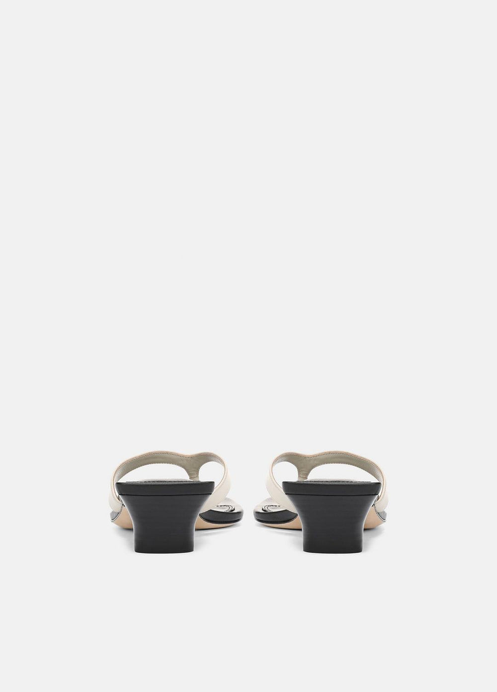 San Juan Leather Heeled Thong Sandal in Heels | Vince Online