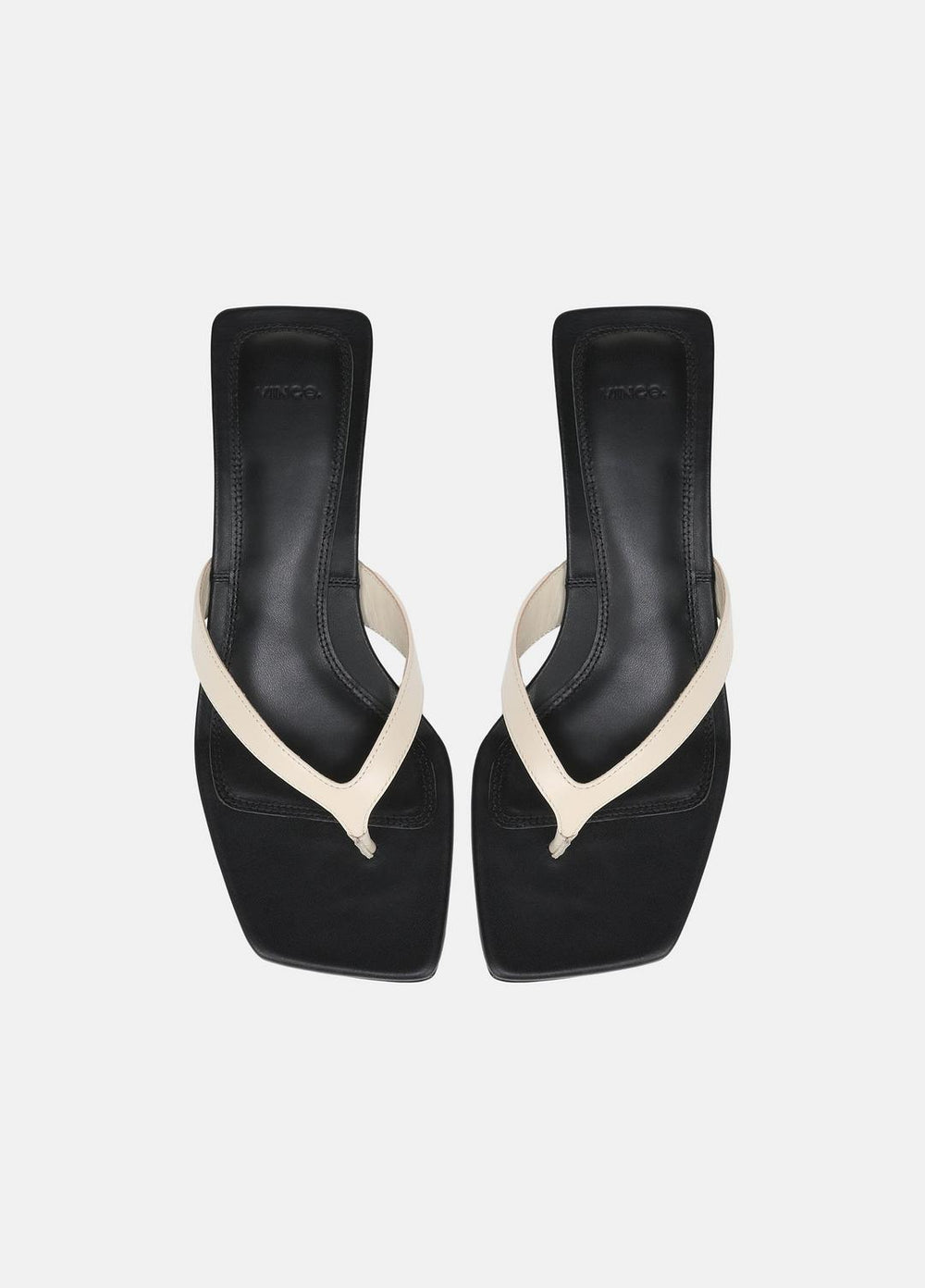 San Juan Leather Heeled Thong Sandal in Heels | Vince Online