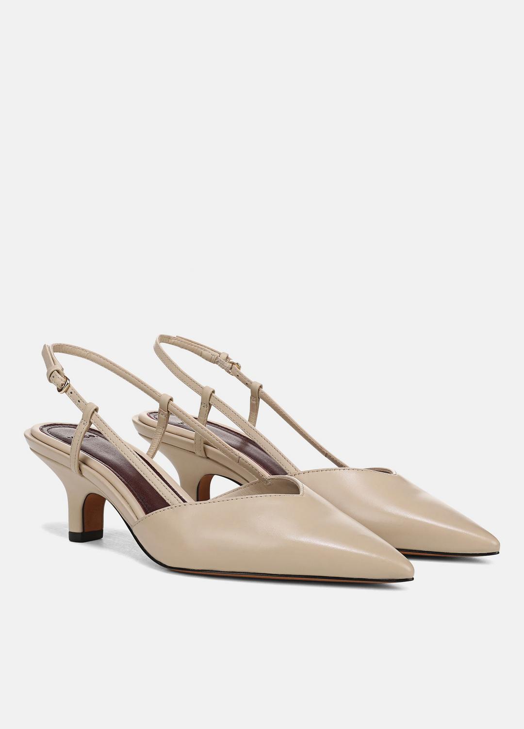 Levvy Leather Slingback Heel in Heels | Vince discount