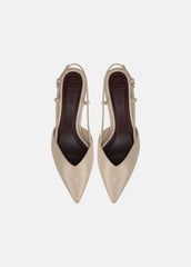 Levvy Leather Slingback Heel in Heels | Vince discount