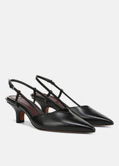 Levvy Leather Slingback Heel in Heels | Vince near me