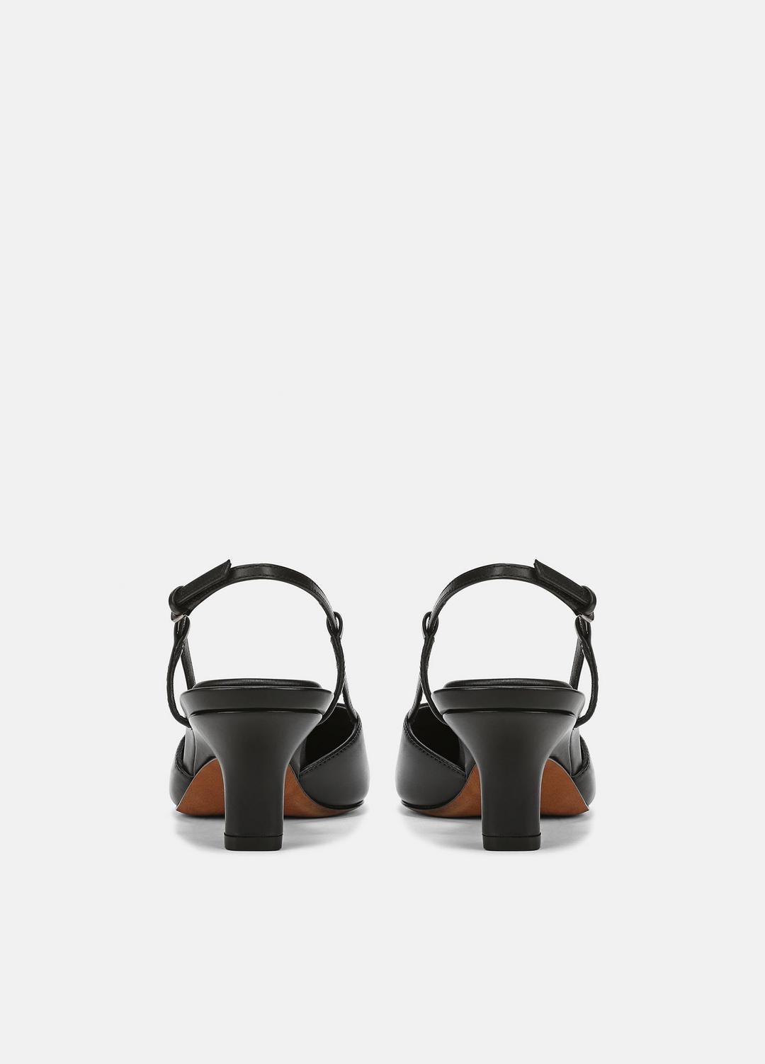 Levvy Leather Slingback Heel in Heels | Vince near me