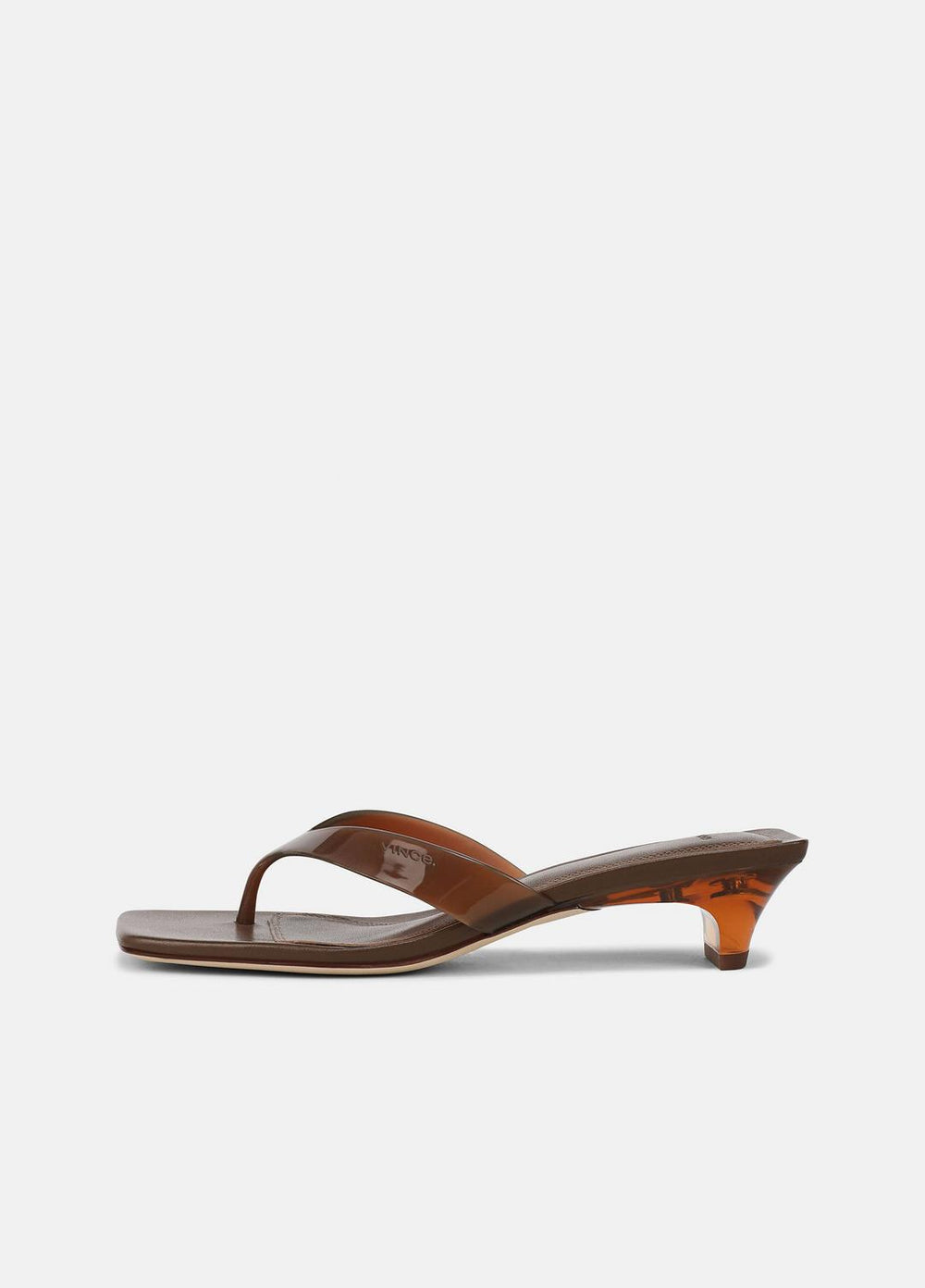 San Juan Jelly Heeled Thong Sandal in Sandals | Vince sale