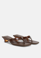 San Juan Jelly Heeled Thong Sandal in Sandals | Vince sale