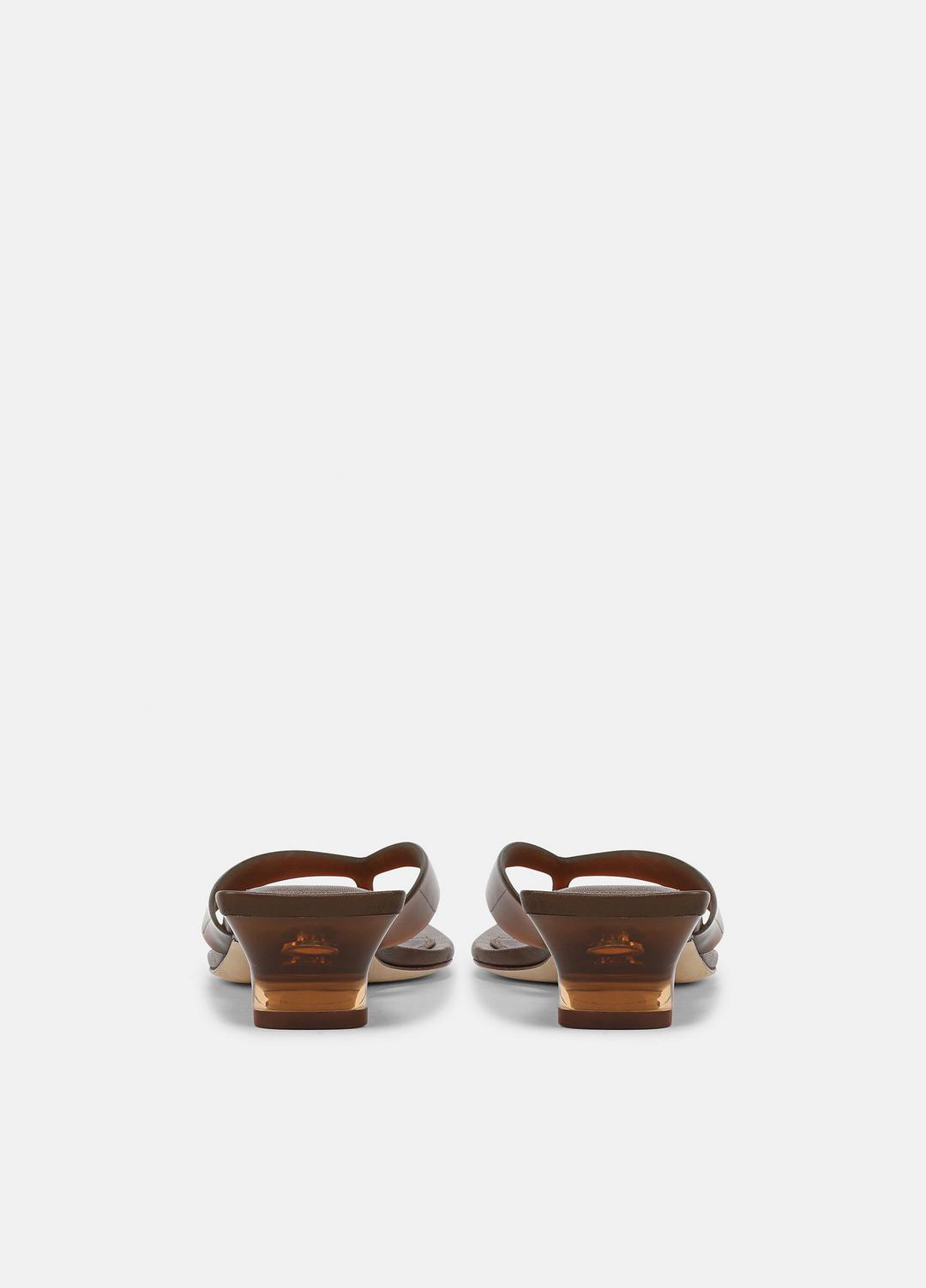 San Juan Jelly Heeled Thong Sandal in Sandals | Vince sale