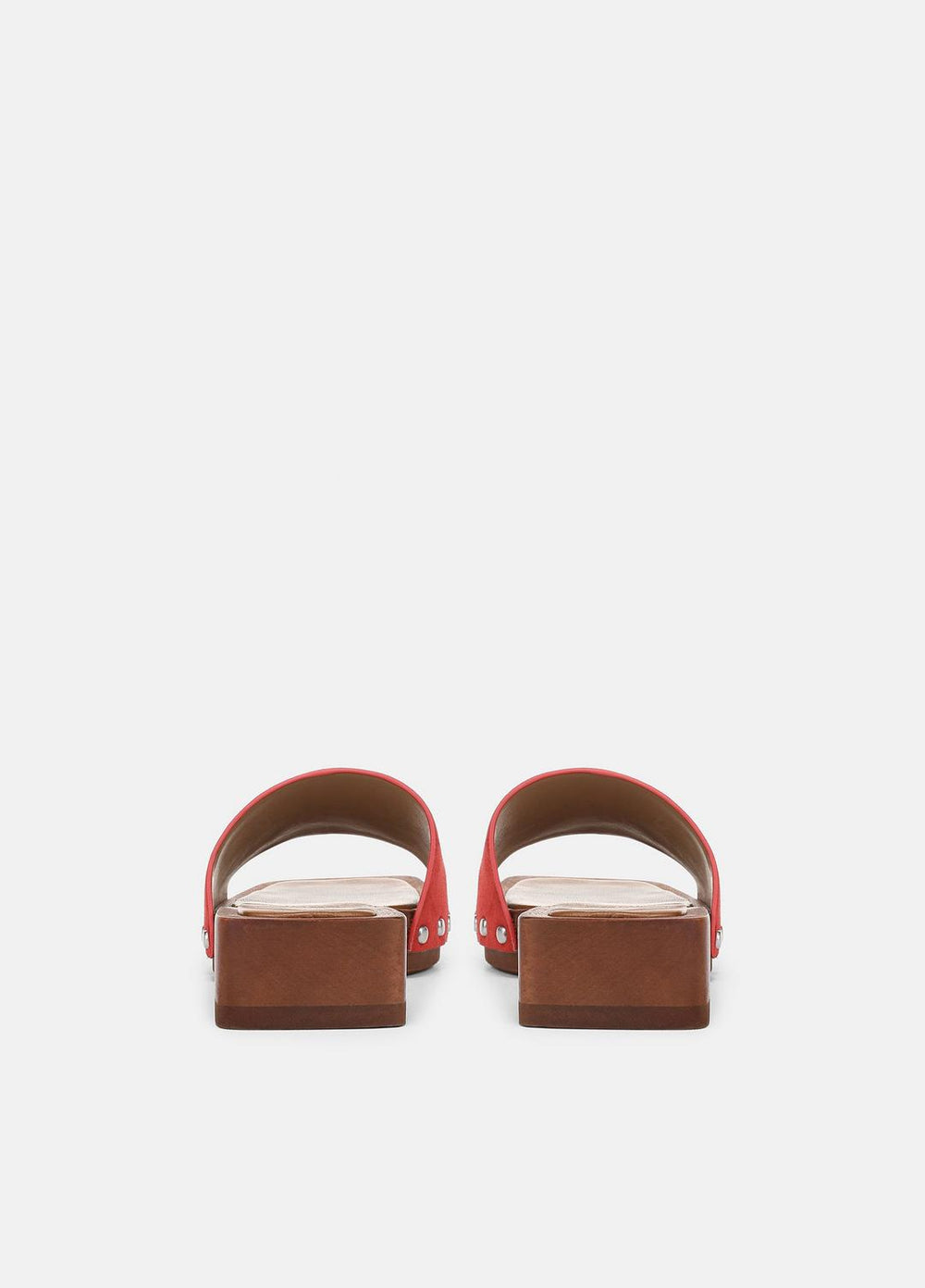 Barbara Leather Slide Sandal in Sandals | Vince US