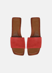 Barbara Leather Slide Sandal in Sandals | Vince US