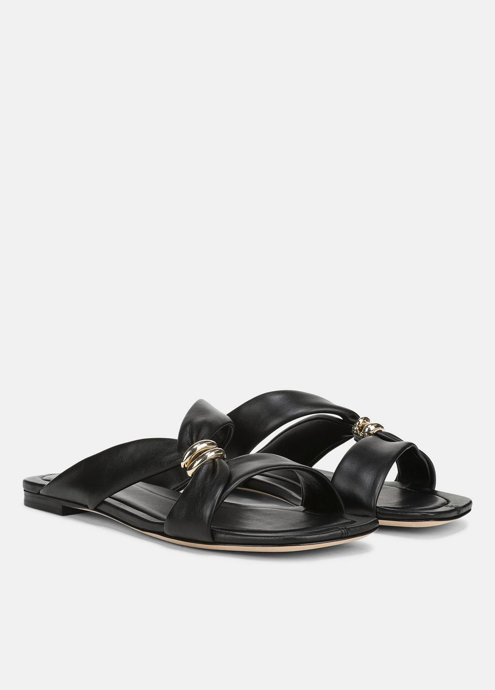 Vilma Leather Slide Sandal in Sandals | Vince Online