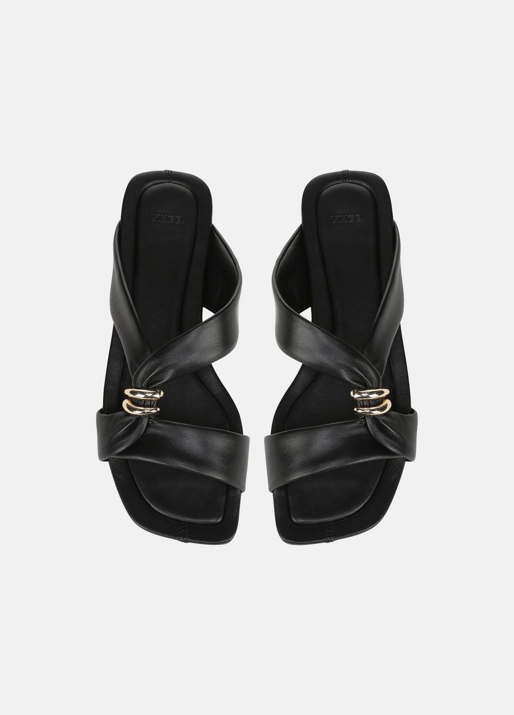 Vilma Leather Slide Sandal in Sandals | Vince Online