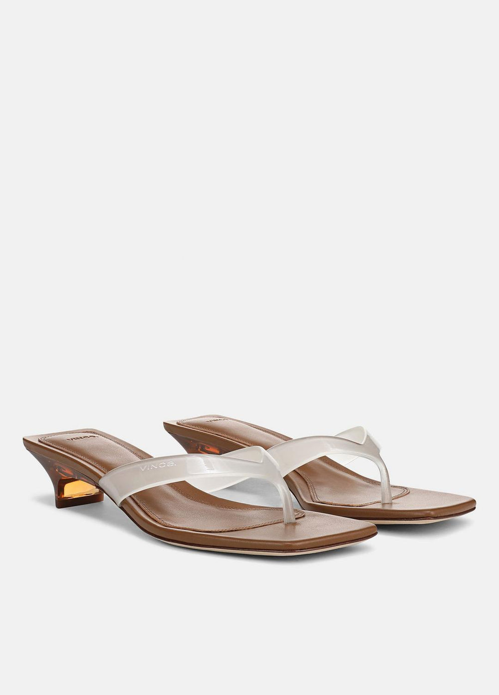 San Juan Jelly Heeled Thong Sandal in Sandals | Vince discount