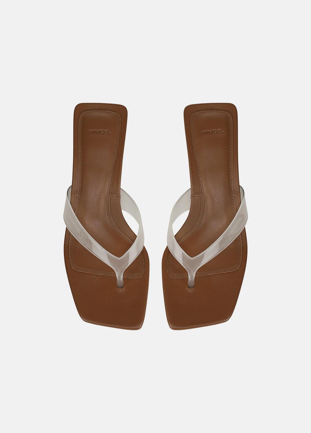 San Juan Jelly Heeled Thong Sandal in Sandals | Vince discount
