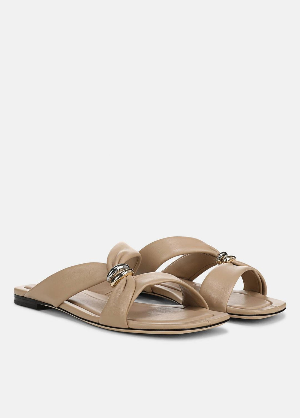 Vilma Leather Slide Sandal in Sandals | Vince outlet
