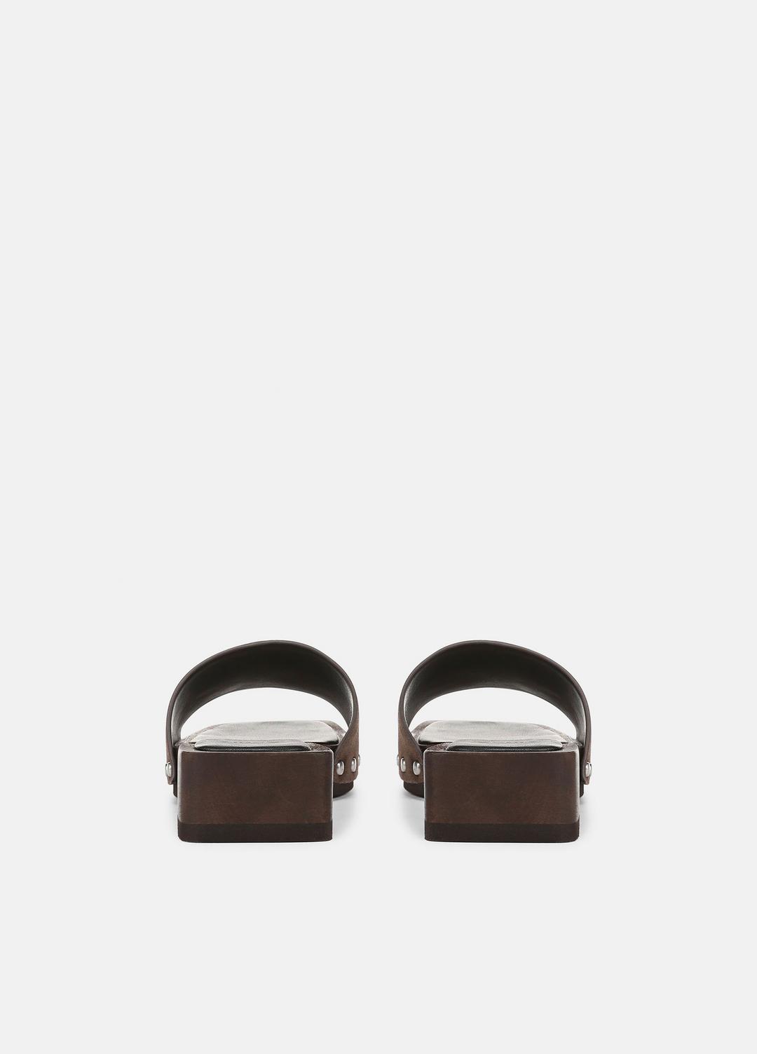 Barbara Leather Slide Sandal in Sandals | Vince sale