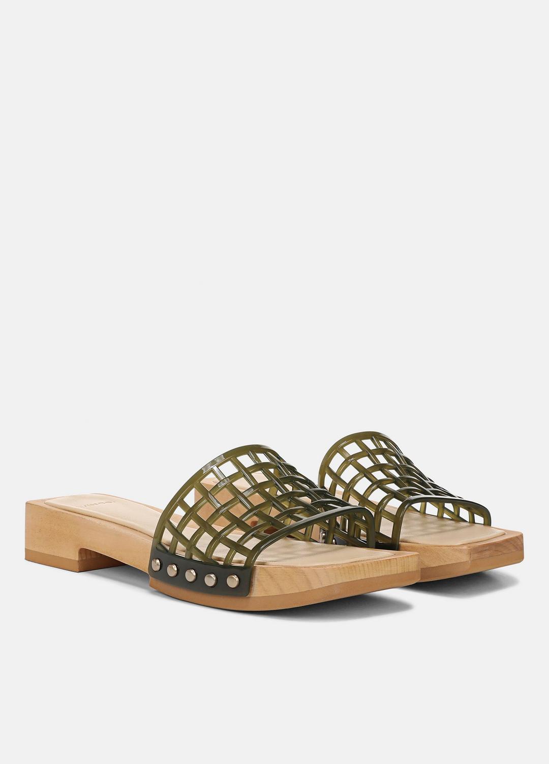 Barbara Jelly Slide Sandal in Sandals | Vince US