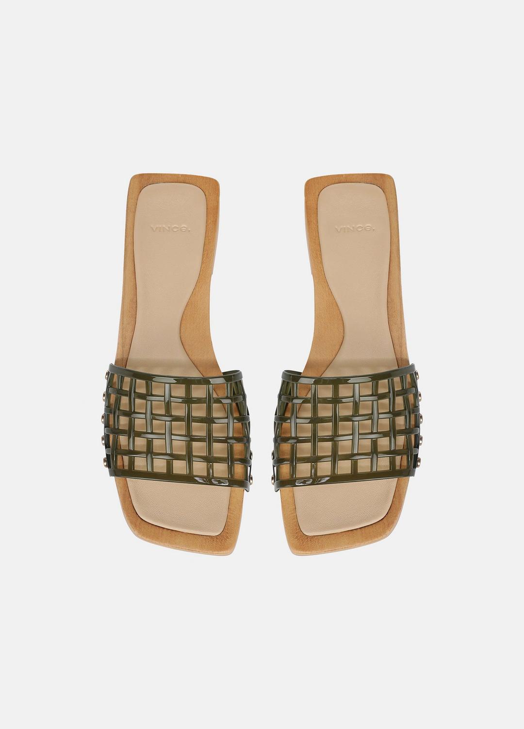 Barbara Jelly Slide Sandal in Sandals | Vince US