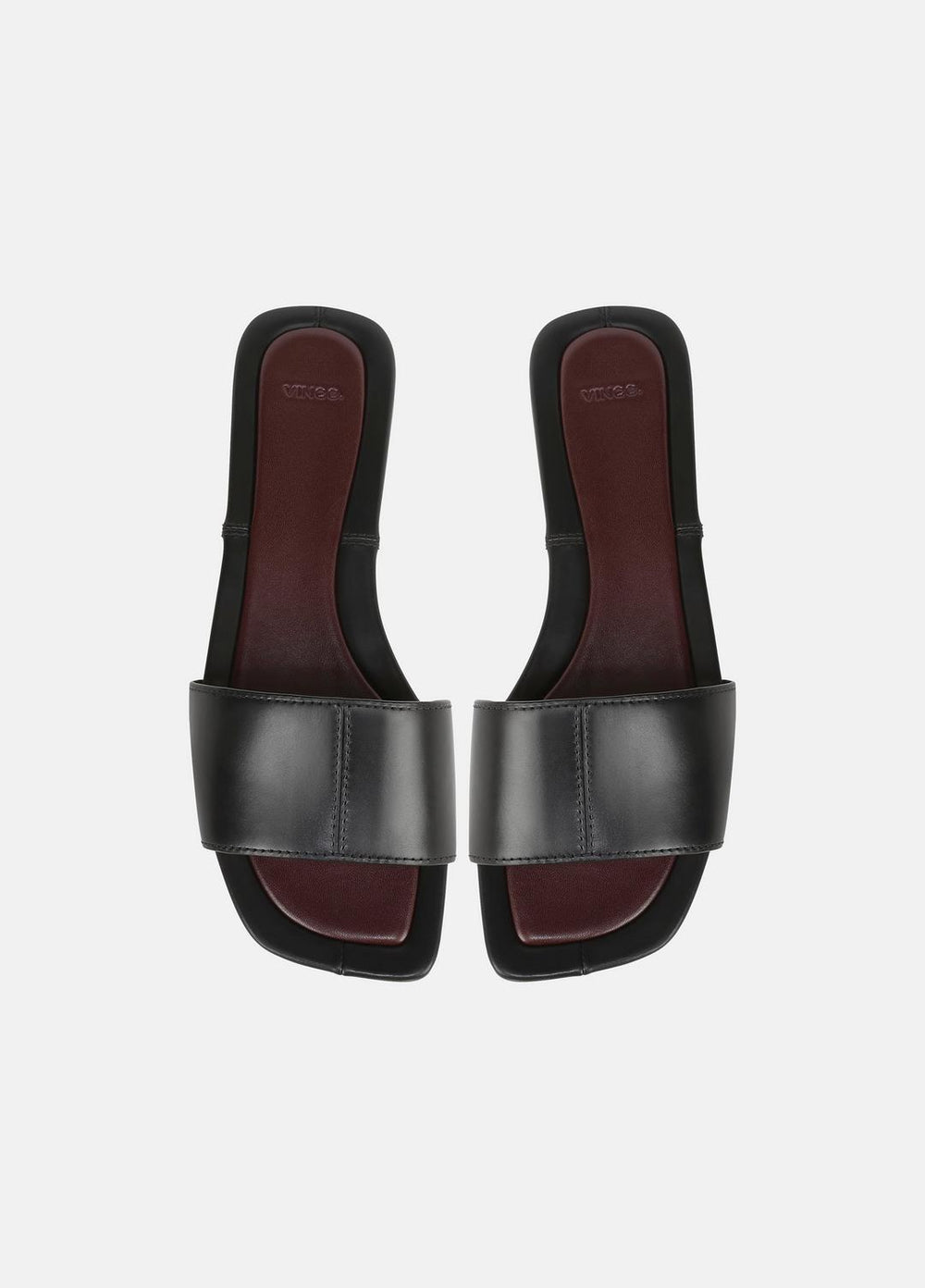 Valeria Leather Slide Sandal in Sandals | Vince discount