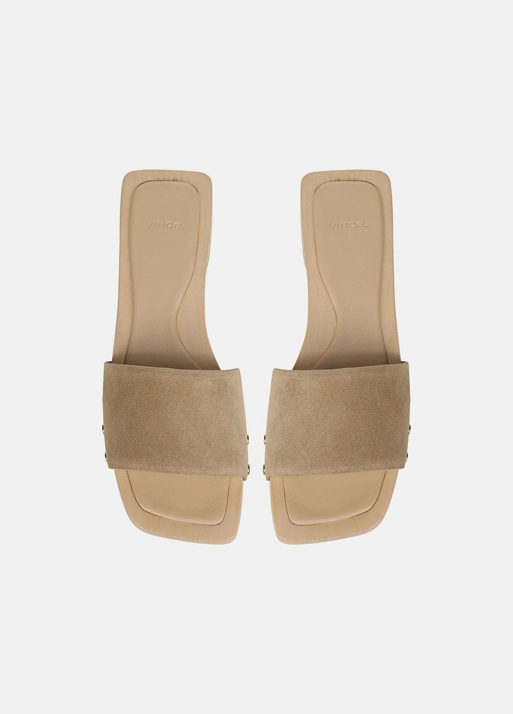 Barbara Suede Slide Sandal in Sandals | Vince near me