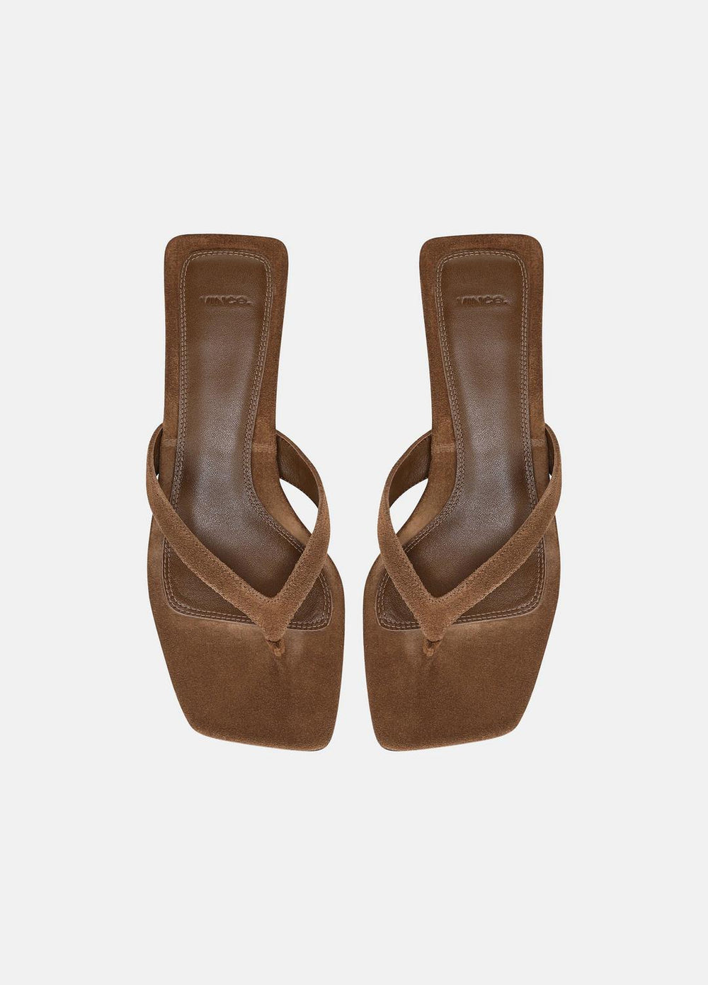 San Juan Suede Heeled Thong Sandal in Sandals | Vince US
