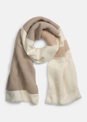 Brushed Alpaca-Blend Colorblock Scarf in Scarves & Hats | Vince on sale