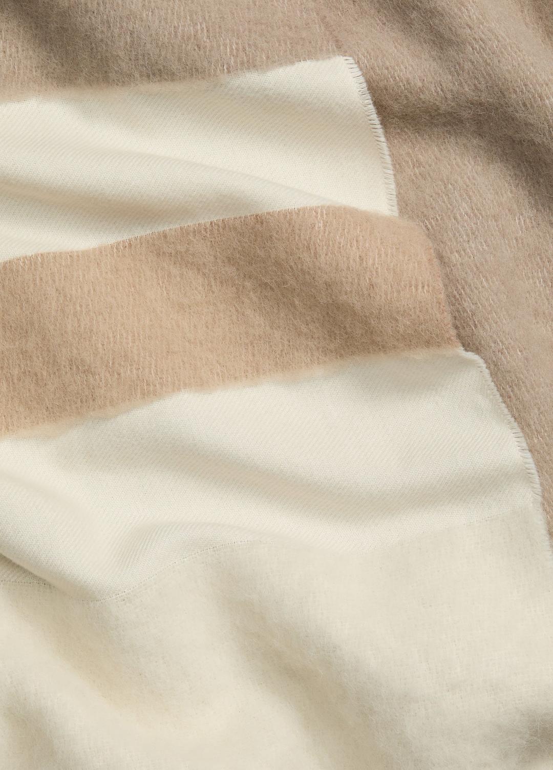 Brushed Alpaca-Blend Colorblock Scarf in Scarves & Hats | Vince on sale