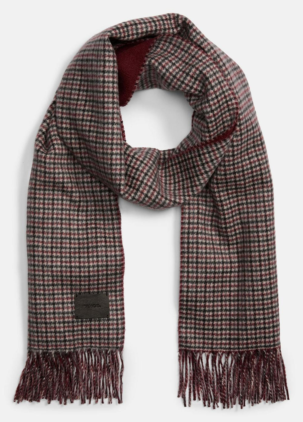 Micro-Houndstooth Cashmere Scarf in Scarves & Hats | Vince near me